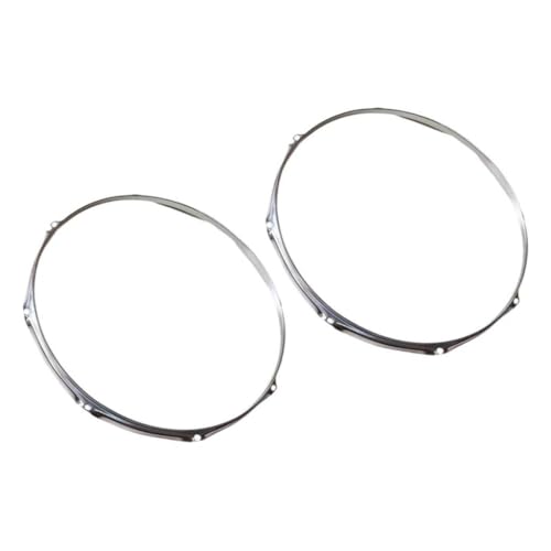 TTETTZ Bass Drum Hoops Teig Hoops Leichte Versorgung DIY Making tragbarer Komponenten professioneller Ersatzteil für obere und unten, 14 in 8 Hole TTETTZ Bass Drum Hoops Teig Hoops Leichte Versorgung DIY Making tragbarer Komponenten professioneller Ersatzteil für obere und unten, 14 in 8 Hole von TTETTZ