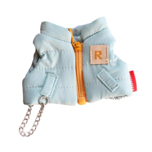 TTETTZ Baumwollwesten für Puppen, Miniaturkleidung für 10-15 cm große Puppen, Geschenke zu Halloween, Blau TTETTZ Baumwollwesten für Puppen, Miniaturkleidung für 10-15 cm große Puppen, Geschenke zu Halloween, Blau von TTETTZ
