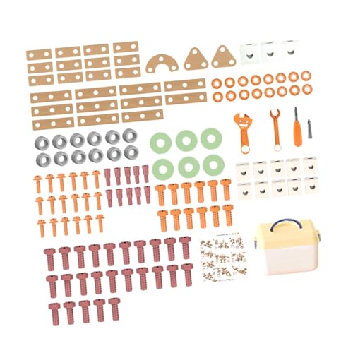 TTETTZ Bausatz für Kinder, Rollenspielzeug, Konstruktionsspiel für 3 bis 6 Jahre, 143-teilige Aufbewahrungsbox TTETTZ Bausatz für Kinder, Rollenspielzeug, Konstruktionsspiel für 3 bis 6 Jahre, 143-teilige Aufbewahrungsbox von TTETTZ