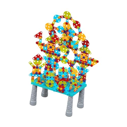 TTETTZ Bauspielzeug für Kinder, Schraubenfestziehen, Konstruktionsspielzeug für Kreative Aktivitäten, 24 cm X 16 cm X 24.5 TTETTZ Bauspielzeug für Kinder, Schraubenfestziehen, Konstruktionsspielzeug für Kreative Aktivitäten, 24 cm X 16 cm X 24.5 von TTETTZ