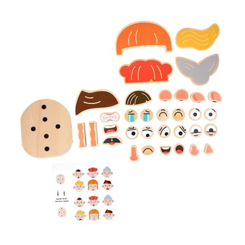 TTETTZ Blockpuzzle für Emotionale Und Soziale Entwicklung, Spielzeug für Kinder Ab 3 Jahren, Ideal für Reisen, Charakterpuzzle TTETTZ Blockpuzzle für Emotionale Und Soziale Entwicklung, Spielzeug für Kinder Ab 3 Jahren, Ideal für Reisen, Charakterpuzzle von TTETTZ