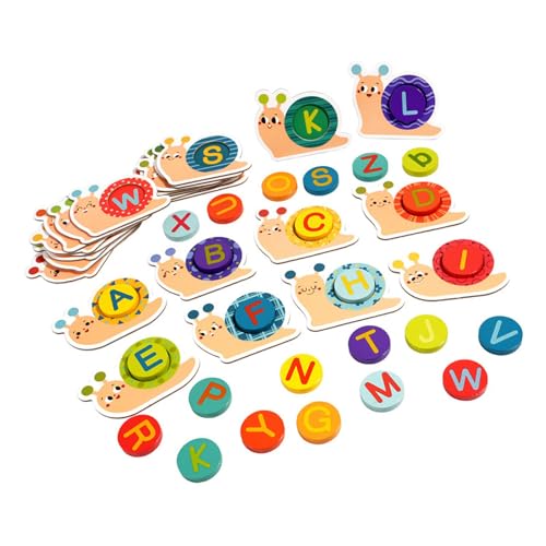 TTETTZ Buchstabenspiel Zum Zuordnen von Buchstaben für Die Hand Augen Koordination, Konzentration Und Vorstellungskraft von TTETTZ