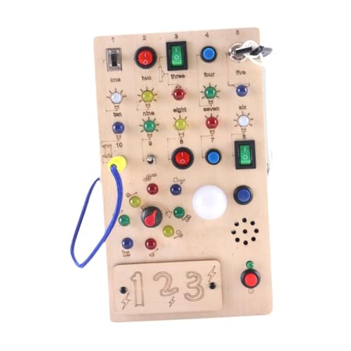 TTETTZ Busy Board mit Leichten Reisespielzeug für Kinder 2 3 4 Jahre Alt TTETTZ Busy Board mit Leichten Reisespielzeug für Kinder 2 3 4 Jahre Alt von TTETTZ