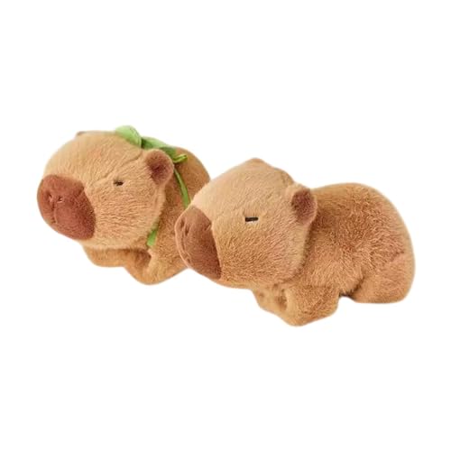 TTETTZ Capybara Stofftier Armband, Interaktives Spielzeug für Kinder, Plüschfigur, Hellbraun TTETTZ Capybara Stofftier Armband, Interaktives Spielzeug für Kinder, Plüschfigur, Hellbraun von TTETTZ
