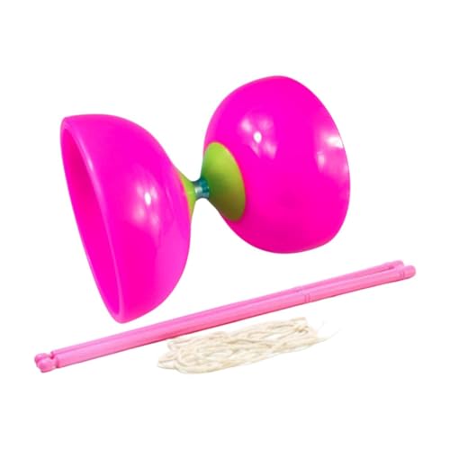 TTETTZ Chinesisches Diabolo Set für Kinder, Jongliergerät mit Dreifachlager, Rosa TTETTZ Chinesisches Diabolo Set für Kinder, Jongliergerät mit Dreifachlager, Rosa von TTETTZ