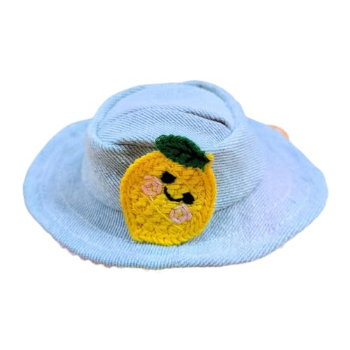 TTETTZ Cowboyhut mit Fruchtmotiv, Kopfbedeckung für Puppen, Zubehör für Kreative Spiele, 17 cm TTETTZ Cowboyhut mit Fruchtmotiv, Kopfbedeckung für Puppen, Zubehör für Kreative Spiele, 17 cm von TTETTZ