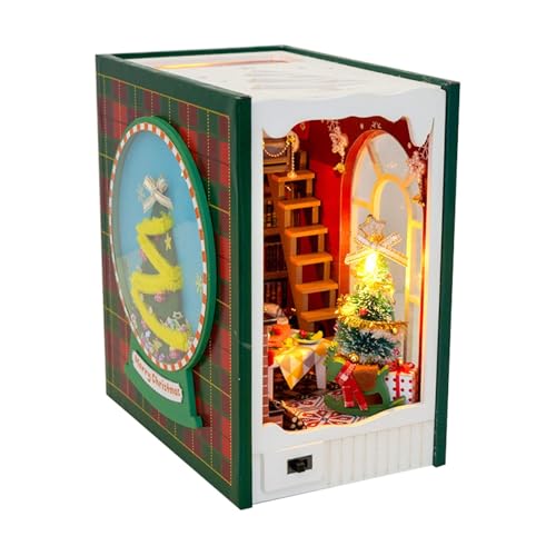 TTETTZ DIY Booknook Kit mit LED Diorama Dekor Display Handwerk Miniatur Puppenhaus Kits TTETTZ DIY Booknook Kit mit LED Diorama Dekor Display Handwerk Miniatur Puppenhaus Kits von TTETTZ