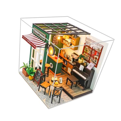 TTETTZ DIY Holz Miniatur Gebäude Kits Pädagogisches Spielzeug Sammlerstücke Staubdicht Abdeckung TTETTZ DIY Holz Miniatur Gebäude Kits Pädagogisches Spielzeug Sammlerstücke Staubdicht Abdeckung von TTETTZ