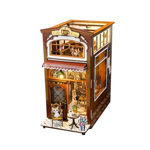 TTETTZ DIY Holz Miniatur Puppenhaus Kits Zimmer Box Geschenk Einfach zu Montieren Desktop von TTETTZ