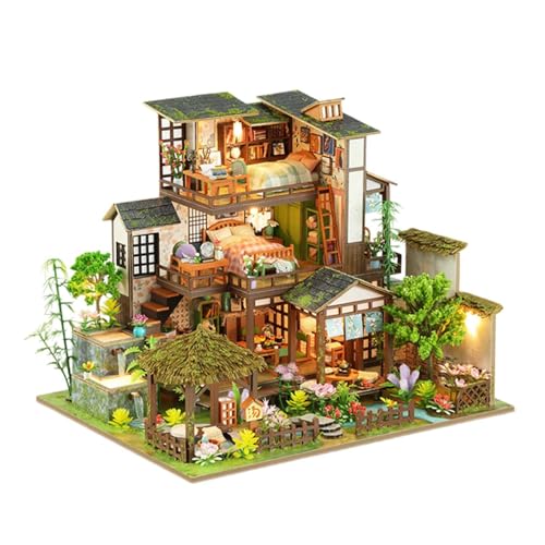 TTETTZ DIY Miniature Dollhouse Kits mit Accessoires für Jungen Mädchen Geburtstagsgeschenk von TTETTZ