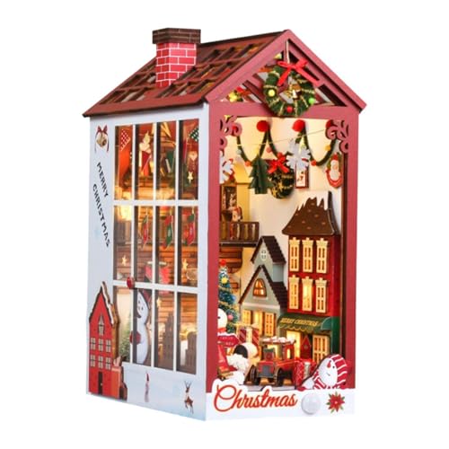 TTETTZ DIY Weihnachten 3D Holz Buchständer Puzzle Mehrzweck TTETTZ DIY Weihnachten 3D Holz Buchständer Puzzle Mehrzweck von TTETTZ