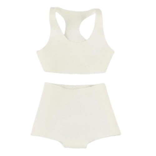 TTETTZ Damenmode Im Maßstab 1:6, ärmellose Weste Und Boxershorts für Puppen, Weiß TTETTZ Damenmode Im Maßstab 1:6, ärmellose Weste Und Boxershorts für Puppen, Weiß von TTETTZ