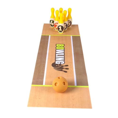 TTETTZ Deluxe Bowling Spielset Indoor Freizeitspiel Frühentwicklung Lustig Pädagogisch von TTETTZ