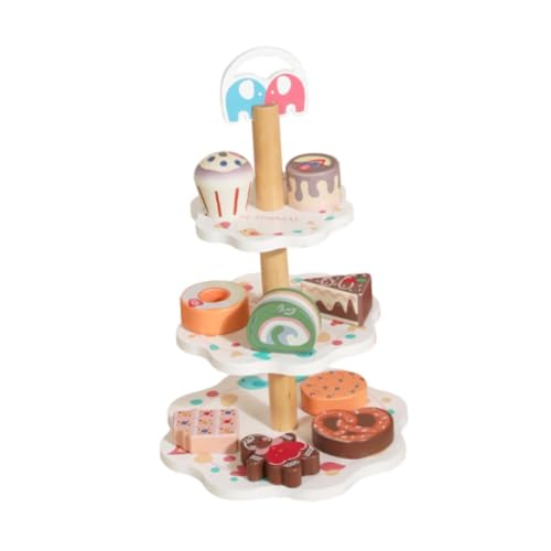TTETTZ Dessertständer, Spielset, Teeparty Set für Kinder, Mädchen, Jungen, 3 4 5 Jahre Alt TTETTZ Dessertständer, Spielset, Teeparty Set für Kinder, Mädchen, Jungen, 3 4 5 Jahre Alt von TTETTZ