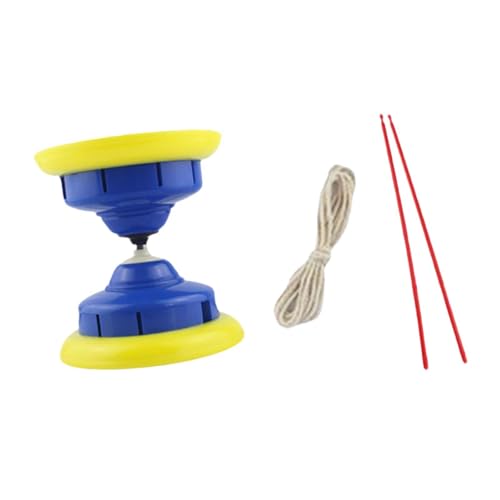 TTETTZ Diabolo mit Stäben, vielseitiges chinesisches Jongliergerät für Outdoor-Aktivitäten, Blau TTETTZ Diabolo mit Stäben, vielseitiges chinesisches Jongliergerät für Outdoor-Aktivitäten, Blau von TTETTZ