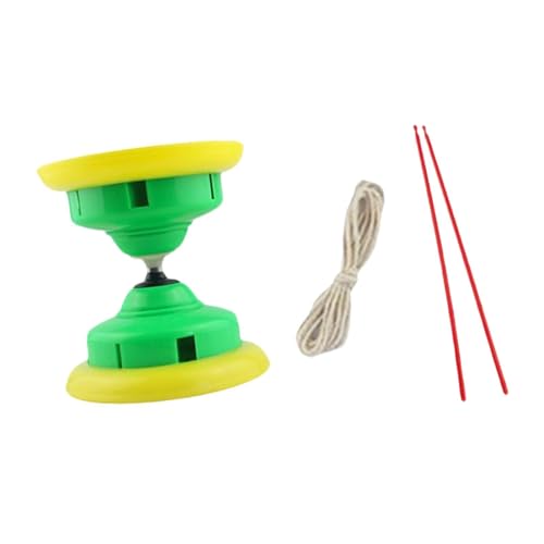 TTETTZ Diabolo mit Stäben, vielseitiges chinesisches Jongliergerät für Outdoor-Aktivitäten, GrÜn TTETTZ Diabolo mit Stäben, vielseitiges chinesisches Jongliergerät für Outdoor-Aktivitäten, GrÜn von TTETTZ