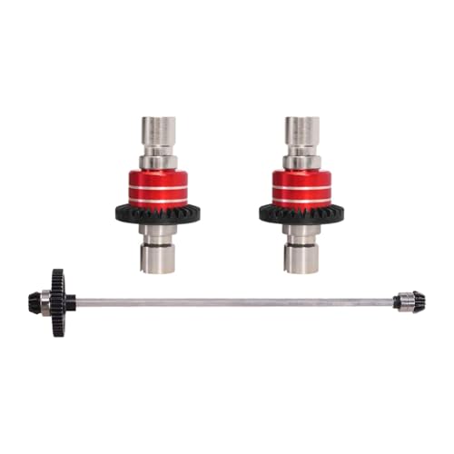 TTETTZ Differentialgetriebe Set für Hauptantriebswelle 1/14 RC-Auto Zubehör, Rot TTETTZ Differentialgetriebe Set für Hauptantriebswelle 1/14 RC-Auto Zubehör, Rot von TTETTZ