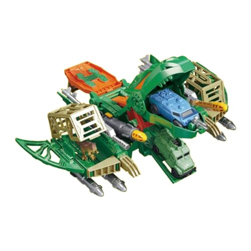 TTETTZ Dinosaurier Essen Autos Transport LKW Träger Spielzeug, Deformiert Auto Spielset für von TTETTZ