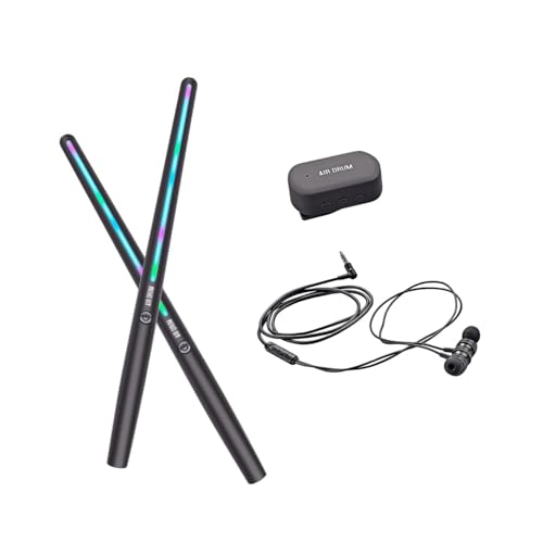 TTETTZ Elektronisches Schlagzeugset mit Lufttrommeln Und Drumsticks für Musikliebhaber Im Innen Und Außenbereich, Ohne Pedale von TTETTZ