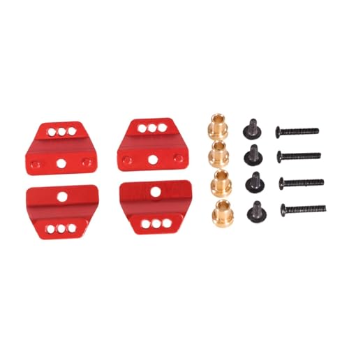 TTETTZ Ersatzteile für Stoßdämpferhalterungen, 1:12 RC Fahrzeugkomponenten, Montagesatz für LC79, Rot TTETTZ Ersatzteile für Stoßdämpferhalterungen, 1:12 RC Fahrzeugkomponenten, Montagesatz für LC79, Rot von TTETTZ