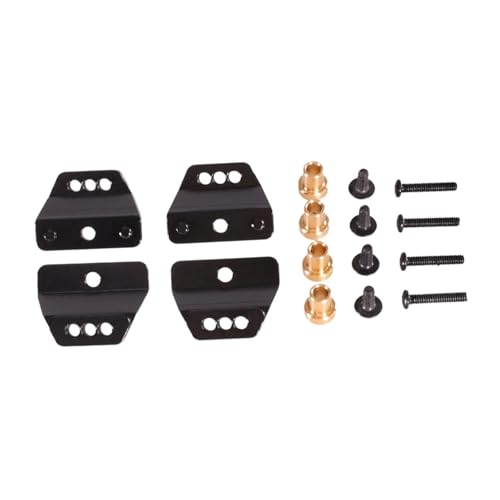 TTETTZ Ersatzteile für Stoßdämpferhalterungen, 1:12 RC Fahrzeugkomponenten, Montagesatz für LC79, Schwarz TTETTZ Ersatzteile für Stoßdämpferhalterungen, 1:12 RC Fahrzeugkomponenten, Montagesatz für LC79, Schwarz von TTETTZ