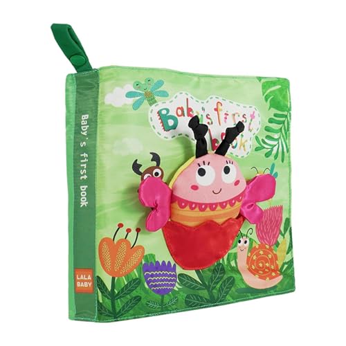 TTETTZ Erstes Stoffbuch Süßes Neugeborenes Sensorisches Spielzeug für 0 12 Monate Kinder Neugeborene von TTETTZ
