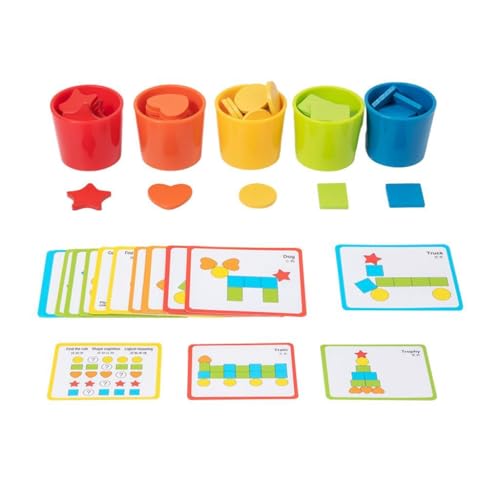TTETTZ Farbform Sorting Toy Fine Motor Game Sensorisches Spielzeug von TTETTZ