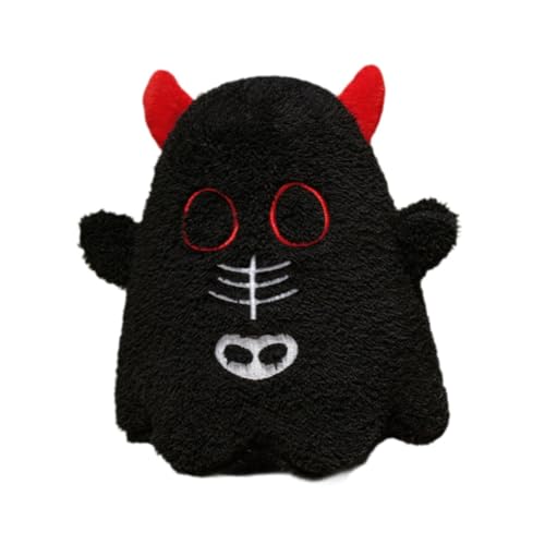 TTETTZ Halloween Plüschspielzeug Kuscheltier Stoffpuppe Dekoratives Kissen Aus Weichem Plüsch für Kinder Geburtstagsgeschenk Raumdeko, Teufel von TTETTZ