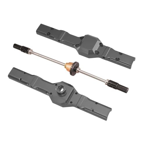 TTETTZ Hinterbrückenachse für RC Fahrzeuge 1/10 Und 1/16, Modell C14, Grau von TTETTZ