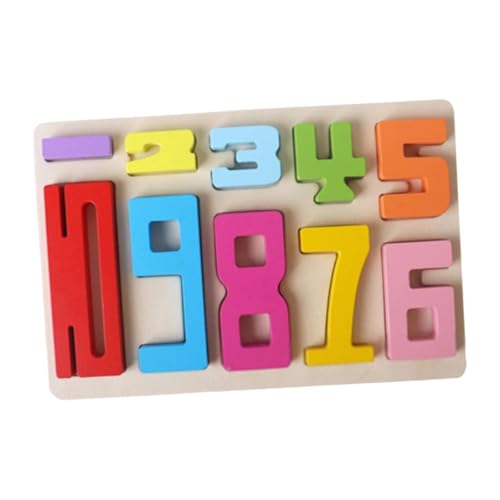 TTETTZ Hölzernen Bildungsnummer Puzzle Bildungsspielzeug für Geburtstagsgeschenke Kinder TTETTZ Hölzernen Bildungsnummer Puzzle Bildungsspielzeug für Geburtstagsgeschenke Kinder von TTETTZ