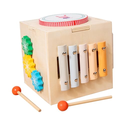 TTETTZ Holz Aktivität Cube Pädagogisches Lernen Spielzeug Schlaginstrument Musical Spielzeug von TTETTZ