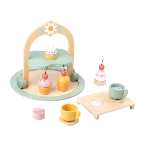 TTETTZ Holz Dessert Kuchen Spielzeug Teilen Sozialen Fähigkeiten für TTETTZ Holz Dessert Kuchen Spielzeug Teilen Sozialen Fähigkeiten für von TTETTZ