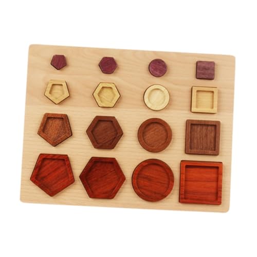 TTETTZ Holz Geometrische Form Spiel Spielzeug Form Sorter Bord für Kleinkinder Urlaub Geschenk TTETTZ Holz Geometrische Form Spiel Spielzeug Form Sorter Bord für Kleinkinder Urlaub Geschenk von TTETTZ