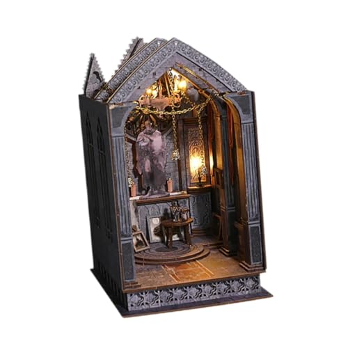 TTETTZ Holz Miniatur Puppenhaus Kits Sammlerstücke Desktop Dekoration Kirche Modell TTETTZ Holz Miniatur Puppenhaus Kits Sammlerstücke Desktop Dekoration Kirche Modell von TTETTZ