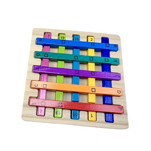 TTETTZ Holz Raibow Puzzle, Zum Entwickeln von Denktrainingsspielzeug Kinder von TTETTZ
