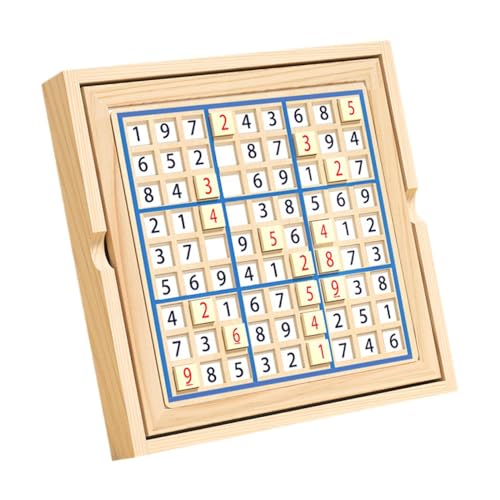 TTETTZ Holz Sudoku Brettspiel Set, Pädagogisches Spielzeug, Zahlen Denkspiel für Erwachsene TTETTZ Holz Sudoku Brettspiel Set, Pädagogisches Spielzeug, Zahlen Denkspiel für Erwachsene von TTETTZ