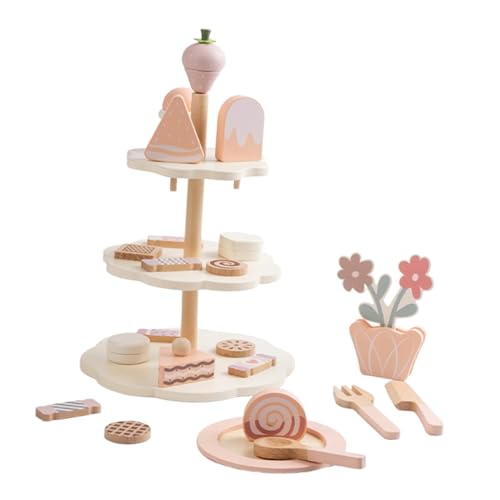 TTETTZ Holz Tee Party Set Interaktive Spielzeug Pretend Spielen Mädchen von TTETTZ