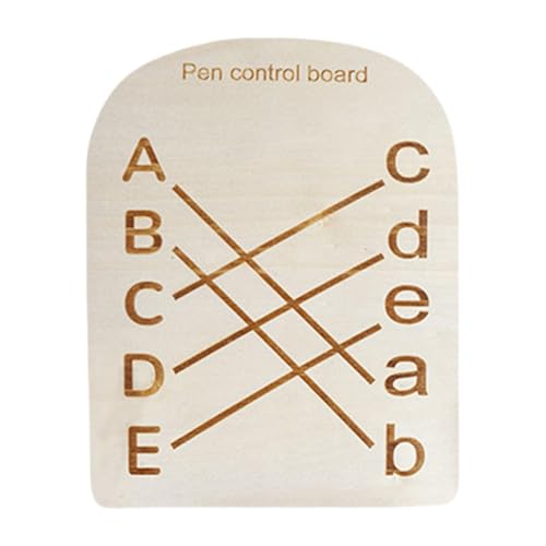TTETTZ Holz-Zeichentafel für Kinder, Lernspielzeug mit Stift, Übungsbrett für Vorschulkinder, Style A TTETTZ Holz-Zeichentafel für Kinder, Lernspielzeug mit Stift, Übungsbrett für Vorschulkinder, Style A von TTETTZ