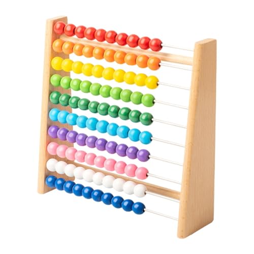 TTETTZ Holzabakus Perlen Spielzeugentwicklung 100 Perlen für Kleinkinder Mädchen Jungen TTETTZ Holzabakus Perlen Spielzeugentwicklung 100 Perlen für Kleinkinder Mädchen Jungen von TTETTZ