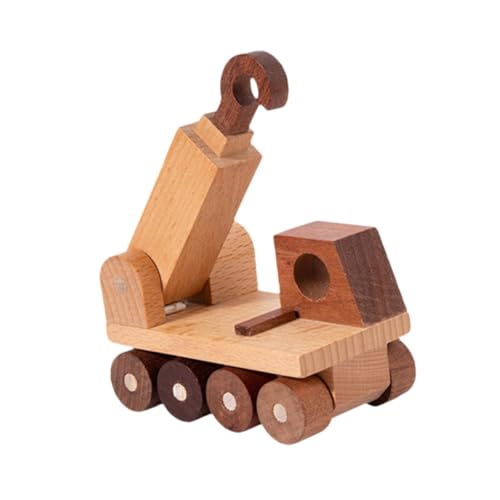 TTETTZ Holzauto Spielzeug, Fahrzeugmodell für Kinder, Lernspiel Und Geschenkidee Zum Kindertag, Style I von TTETTZ