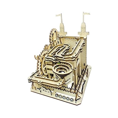 TTETTZ Holzbahn Marmor Spielzeug, Holzhandwerk, Kreatives Mechanisches Modell Zur Dekoration TTETTZ Holzbahn Marmor Spielzeug, Holzhandwerk, Kreatives Mechanisches Modell Zur Dekoration von TTETTZ