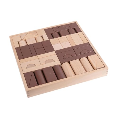 TTETTZ Holzbausteine Set für Kinder Holzblöcke Konstruktionsspielzeug TTETTZ Holzbausteine Set für Kinder Holzblöcke Konstruktionsspielzeug von TTETTZ