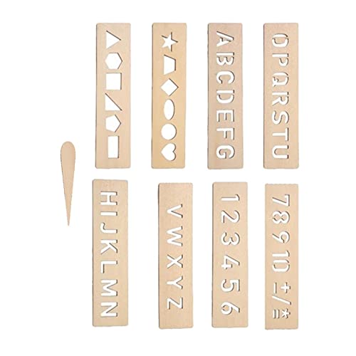 TTETTZ Holzbrett für Vorschulkinder – Lernhilfe für Schreibfähigkeiten, Alphabet TTETTZ Holzbrett für Vorschulkinder – Lernhilfe für Schreibfähigkeiten, Alphabet von TTETTZ