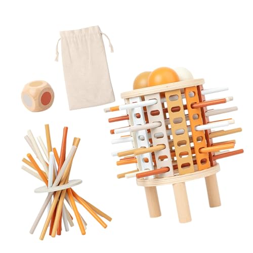 TTETTZ Holzbrettspiel Spielzeug Farbige Sticks Würfel Spiele Pädagogisches Mathematik Spielzeug TTETTZ Holzbrettspiel Spielzeug Farbige Sticks Würfel Spiele Pädagogisches Mathematik Spielzeug von TTETTZ