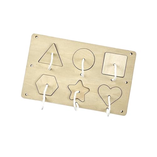 TTETTZ Holzform Sortierpuzzle, Sensorisches Spielzeug, Pädagogisches Spielzeug, 2 Reihen, für Die Vorschule TTETTZ Holzform Sortierpuzzle, Sensorisches Spielzeug, Pädagogisches Spielzeug, 2 Reihen, für Die Vorschule von TTETTZ