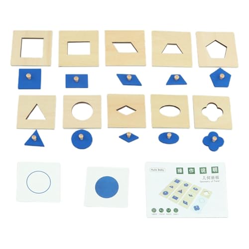 TTETTZ Holzform Stift Puzzle Spielzeug für Kleinkinder, Puzzle für 1–2 Jahre Alte Kinder von TTETTZ