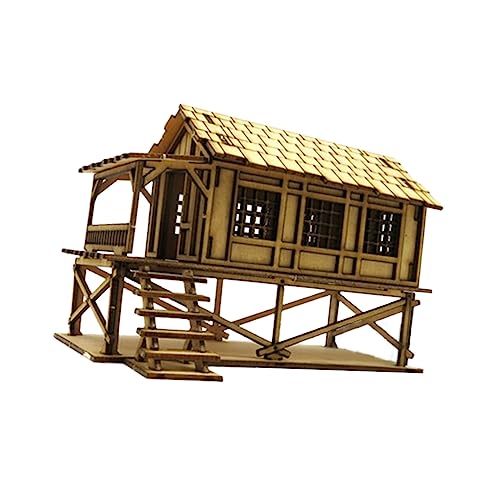TTETTZ Holzmodellbausatz für Architektur, DIY Bastelprojekt 1/72, Stil b TTETTZ Holzmodellbausatz für Architektur, DIY Bastelprojekt 1/72, Stil b von TTETTZ