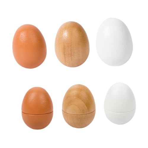 TTETTZ Holzspiel Eier Spielzeug Holz Ostereier Holz Fake Eier TTETTZ Holzspiel Eier Spielzeug Holz Ostereier Holz Fake Eier von TTETTZ