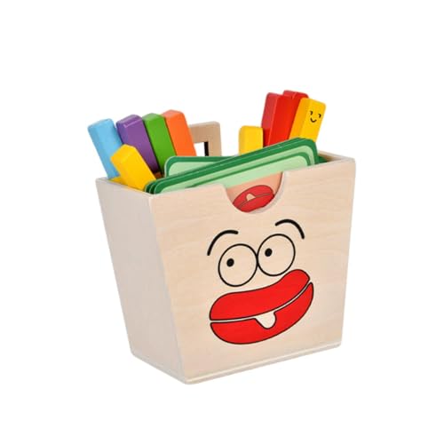 TTETTZ Holzspielzeug Stapel Lebensmittel Puzzle für Vorschulkinder, Chips TTETTZ Holzspielzeug Stapel Lebensmittel Puzzle für Vorschulkinder, Chips von TTETTZ