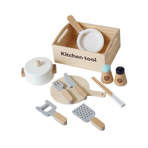 TTETTZ Holzspielzeugkochset Tun Spiele Playset Claypot Life Skills Schaufeln Spielen TTETTZ Holzspielzeugkochset Tun Spiele Playset Claypot Life Skills Schaufeln Spielen von TTETTZ